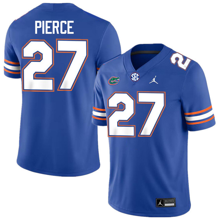 Dameon Pierce Florida Jersey,Florida Gators #27 Dameon Pierce Jersey Youth Uniforms-Royal Dameon Pierce Florida Jersey,Florida Gators #27 Dameon Pierce Jersey Youth Uniforms-Royal